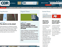 Tablet Screenshot of cdr-news.com
